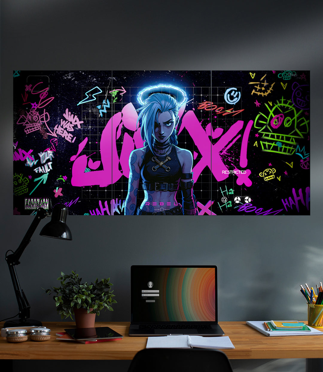 Jinx Was Here | Arcane | 3 Piece Set