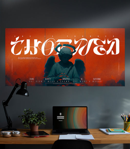 Thorned in Silence | Fallen Goddess Aesthetic | 3 Piece Set