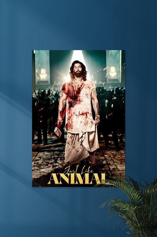 Just Like ANIMAL | Ranbir Kapoor | Indian Movie Poster