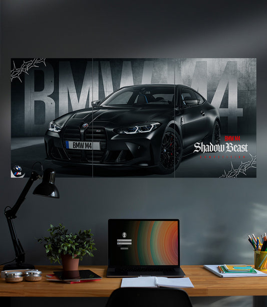 BMW M4 x Shadow Beast | M4 Competition #00 | Car Set | 3 Piece Set
