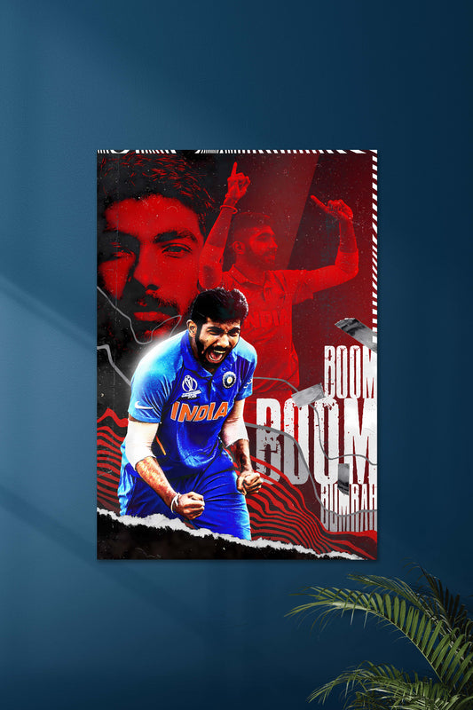 BOOM BUMRAH | Jasprit Bumrah | Cricket Poster