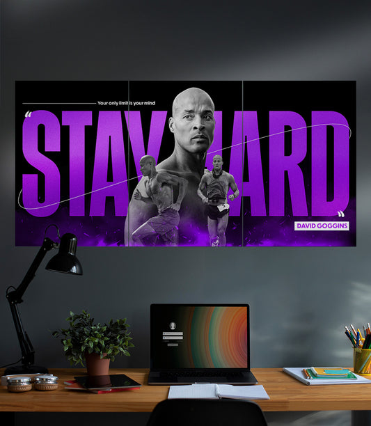 STAY HARD | David Goggins | GYM | 3 Piece Set