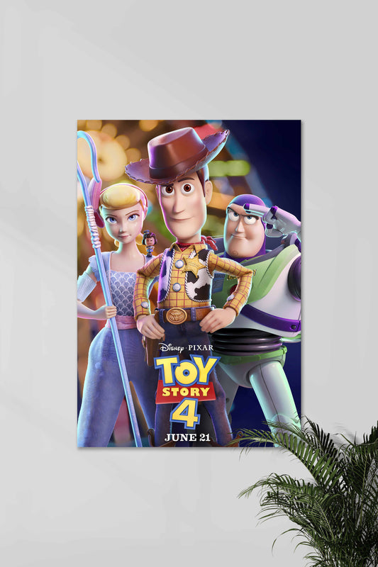 Woody x Buzz Lightyear x Bo peep | ToyStory 4 | Disney Movie Poster