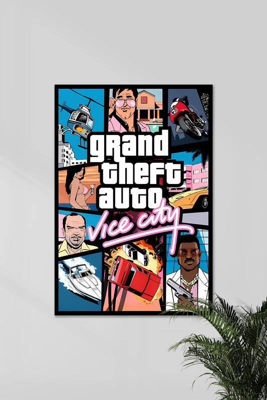 Grand Theft Auto Vice City | GTA | Game Poster