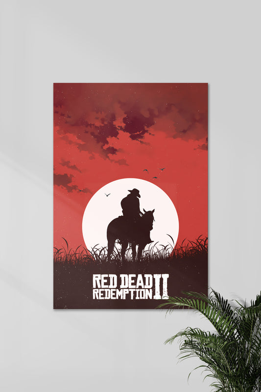 RED DEAD REDEMPTION II ( Moon ) | RDR II | GAME POSTERS