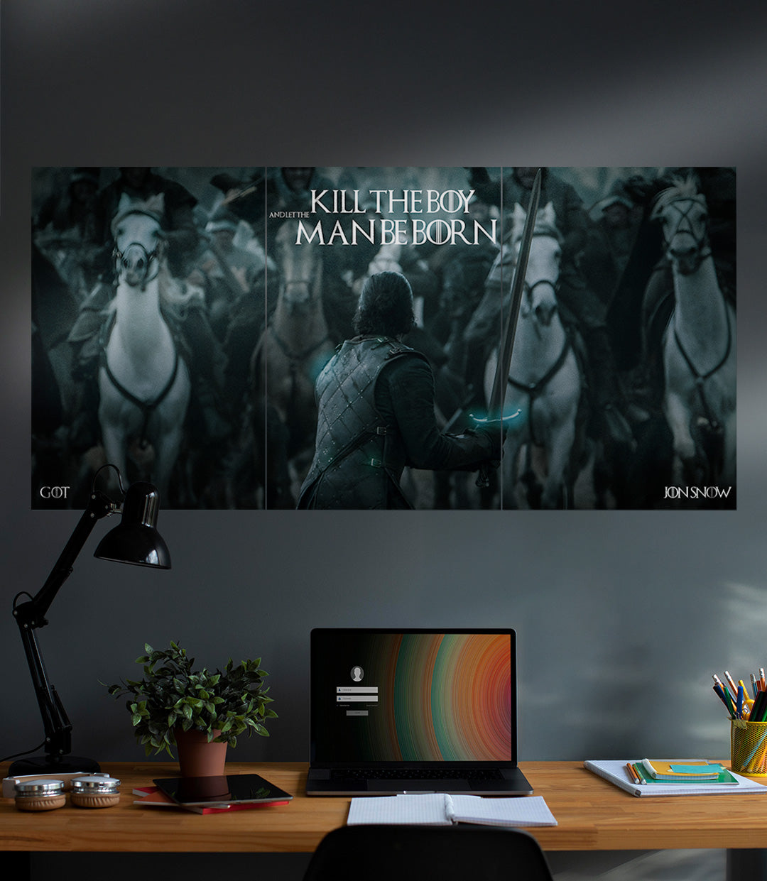 Kill the boy Jon Snow | Battle of the Bastards | Game of Thrones #01 | 3 Piece Set