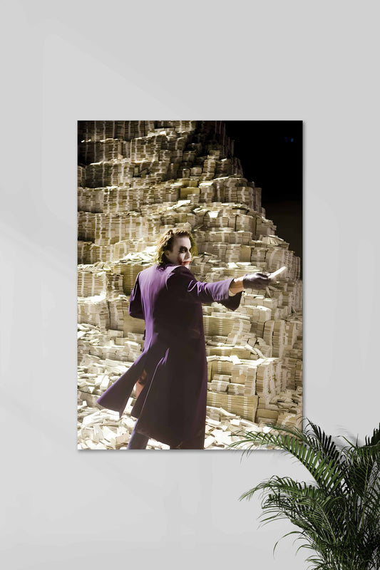 JOKER THE MONEY PIC | The Dark Knight | Money Aesthetic Poster