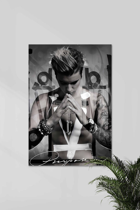 Justin Bieber #00 Purpose | Justin Bieber | Music Artist Poster