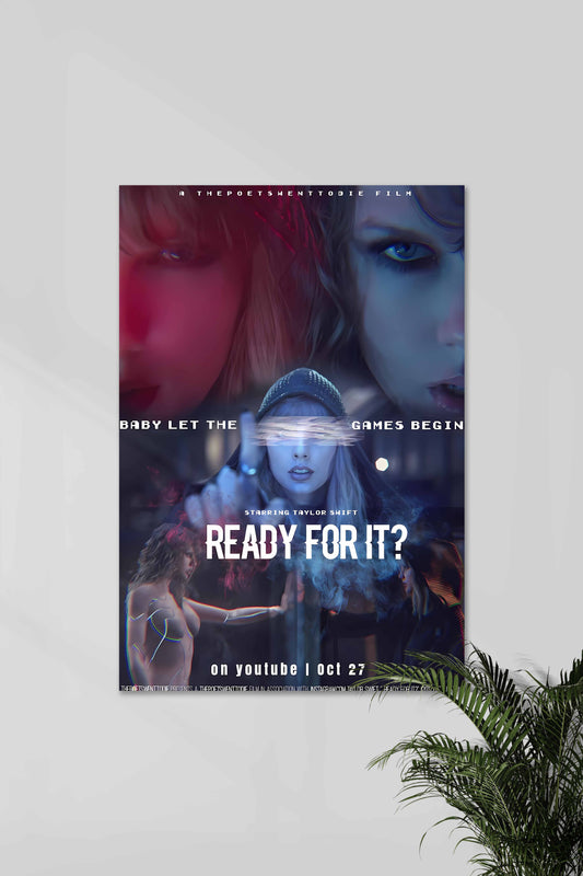 Ready for it Taylor Swift  | Taylor Swift #04 | Music Artist Poster