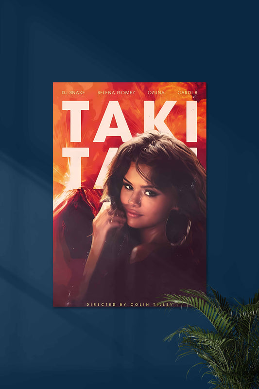 TAKI TAKI Selena Gomez | Selena Gomez #01 | Music Artist Poster