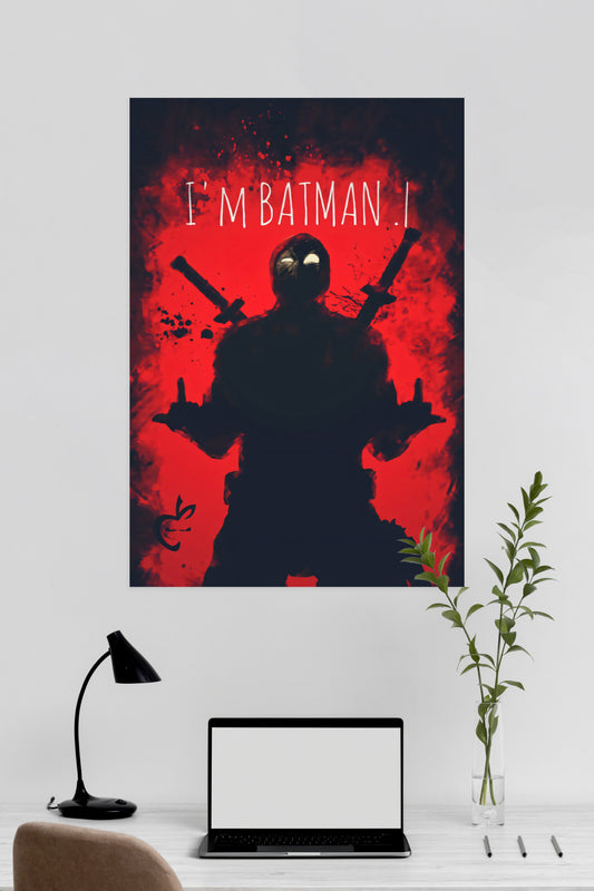 Deadpool X Batman | Deadpool 2 | MCU | Movie Poster
