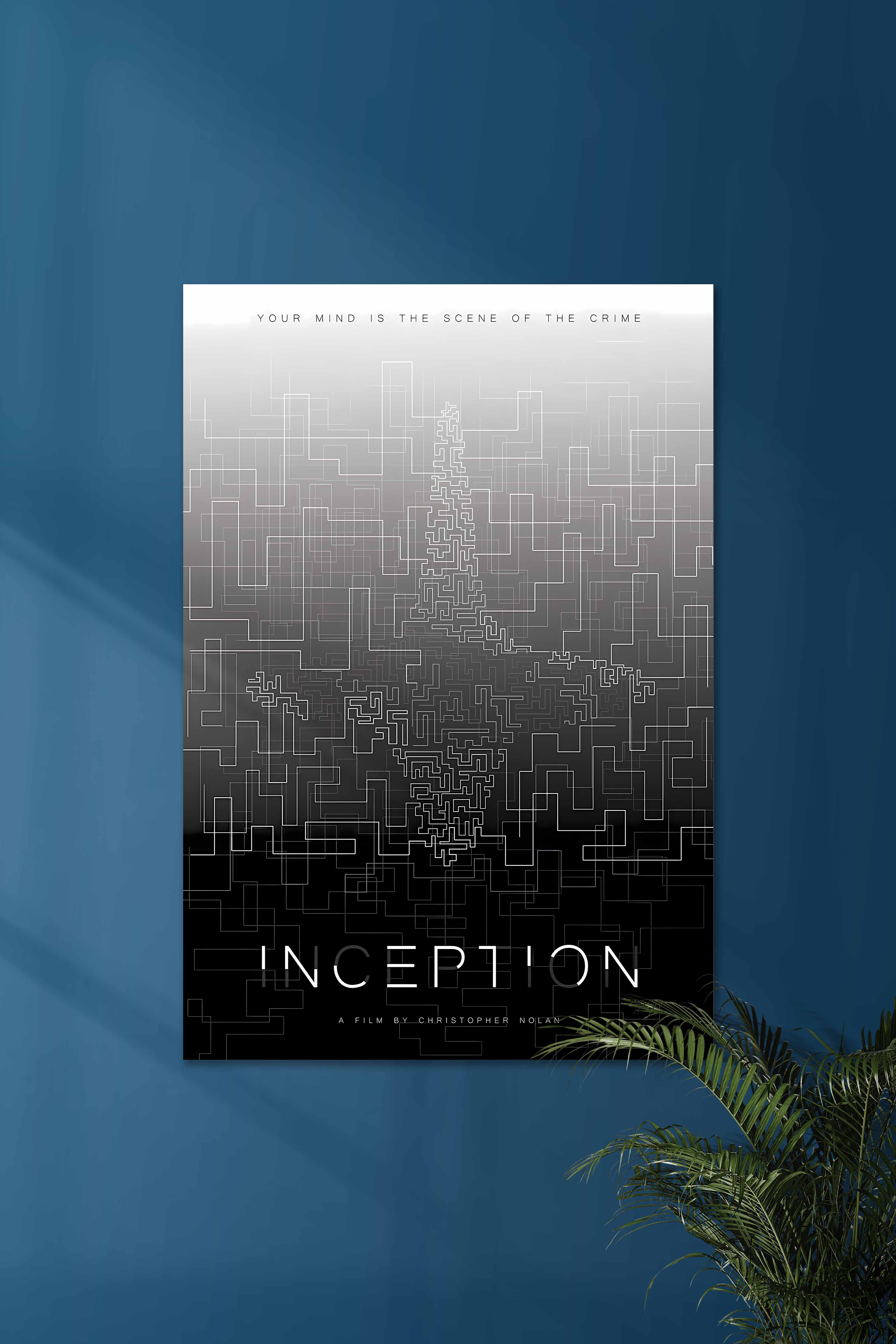 INCEPTION 04 Christopher Nolan Movies Movie Poster Posterized in inception-04-christopher-nolan-movies-movie-poster-posterized-in