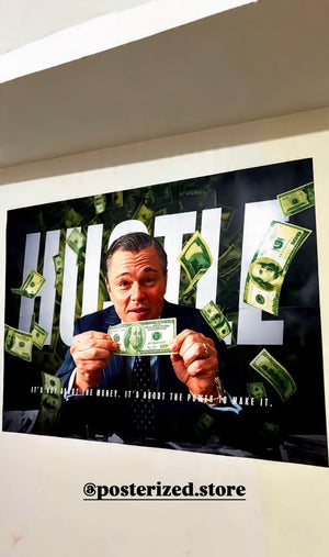 Customer photo - Hustle split poster