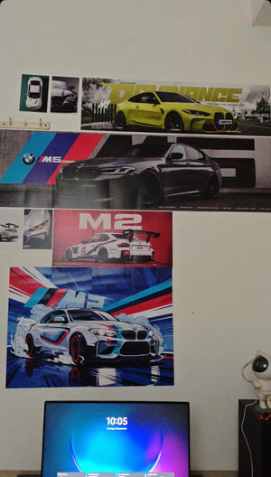 Customer photo - BMW M desk wall