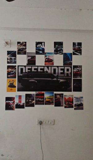 Customer photo - Defender car wall