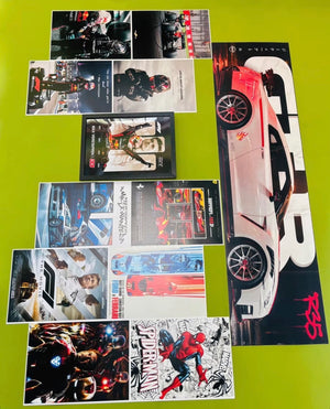 Customer photo - F1, car and Marvel posters unboxed