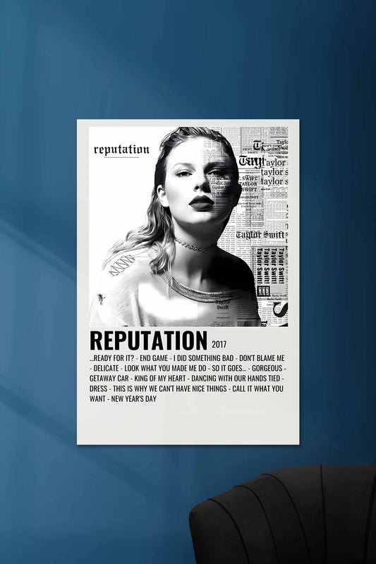 Reputation x Taylor Swift | Music Card | Music Artist Poster