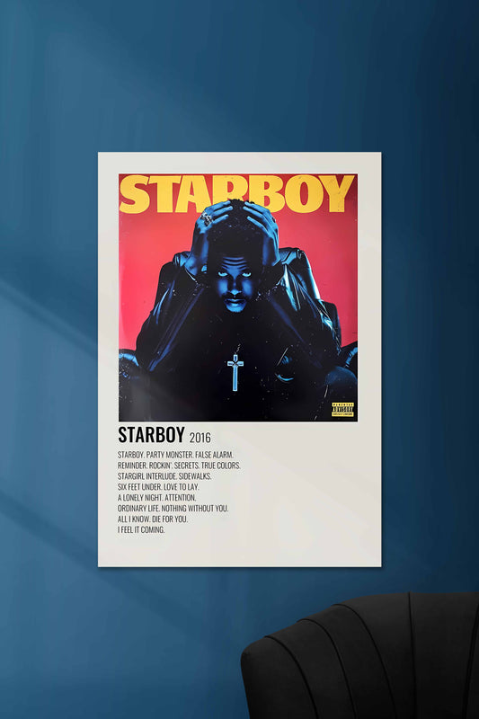Starboy x The Weekend | Music Card | Music Artist Poster