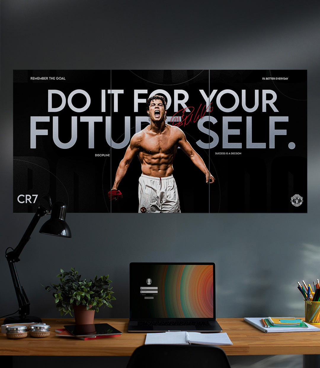 Do it for Your Future Self | CR7 | Motivation | 3 Piece Set