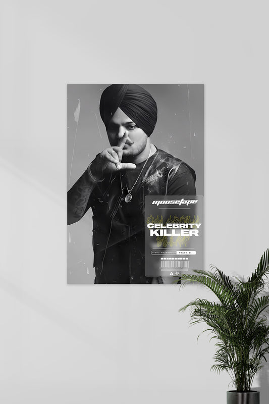 Sidhu Moose wala  | Celebrity Killer   |  Music Artist Poster