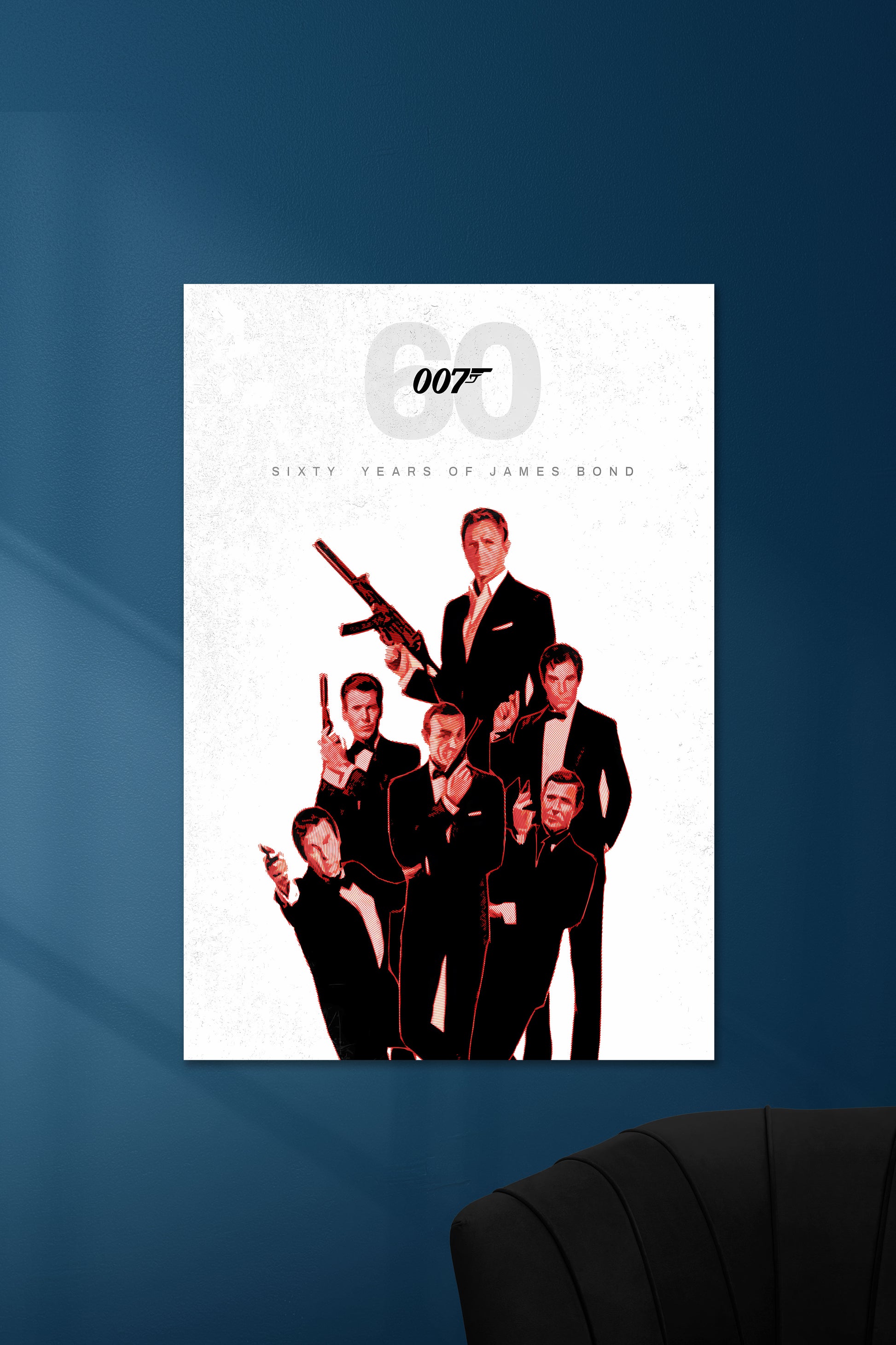 007 Movie Poster Movie Poster James Bond: Diamonds Are Forever (Sean