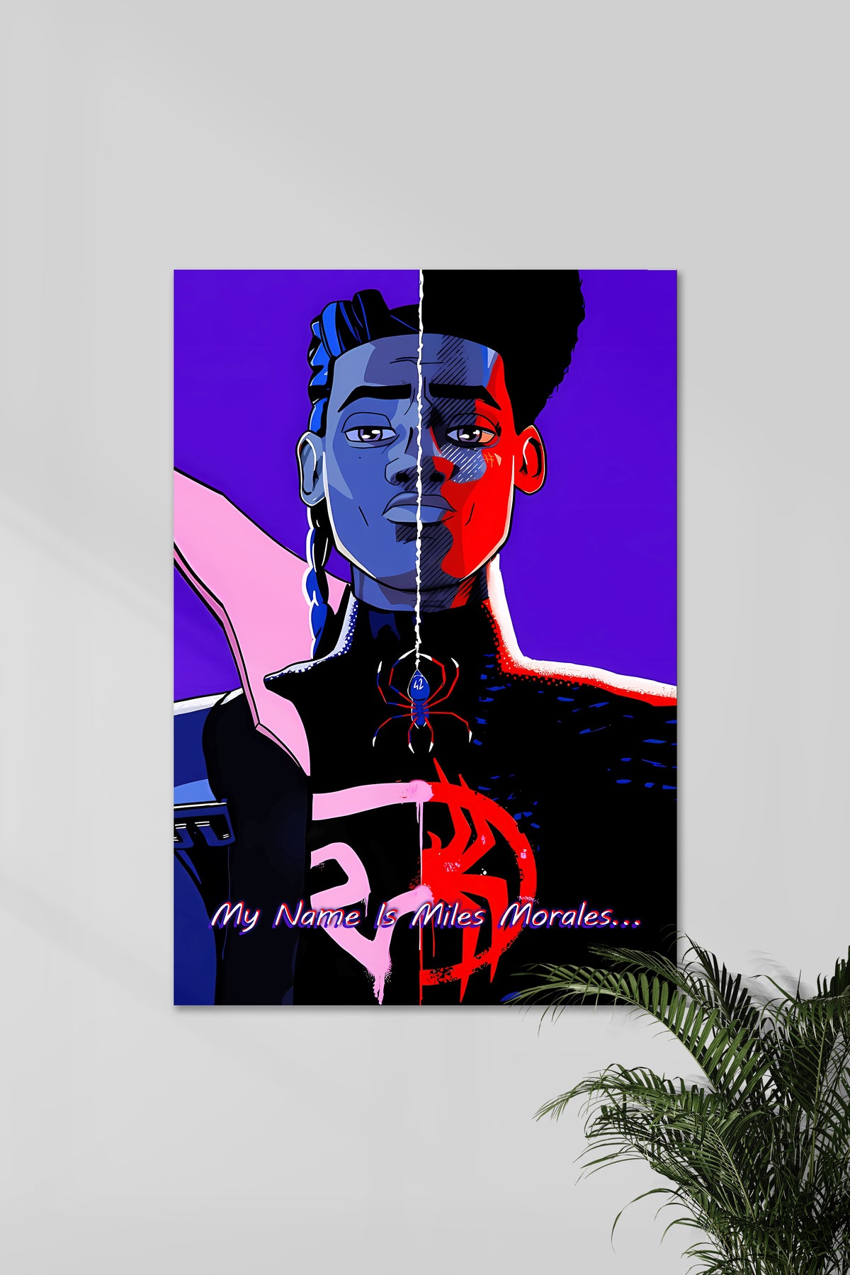 My Name Is Miles Morales | Spider Verse | MCU | Movie Poster - A4