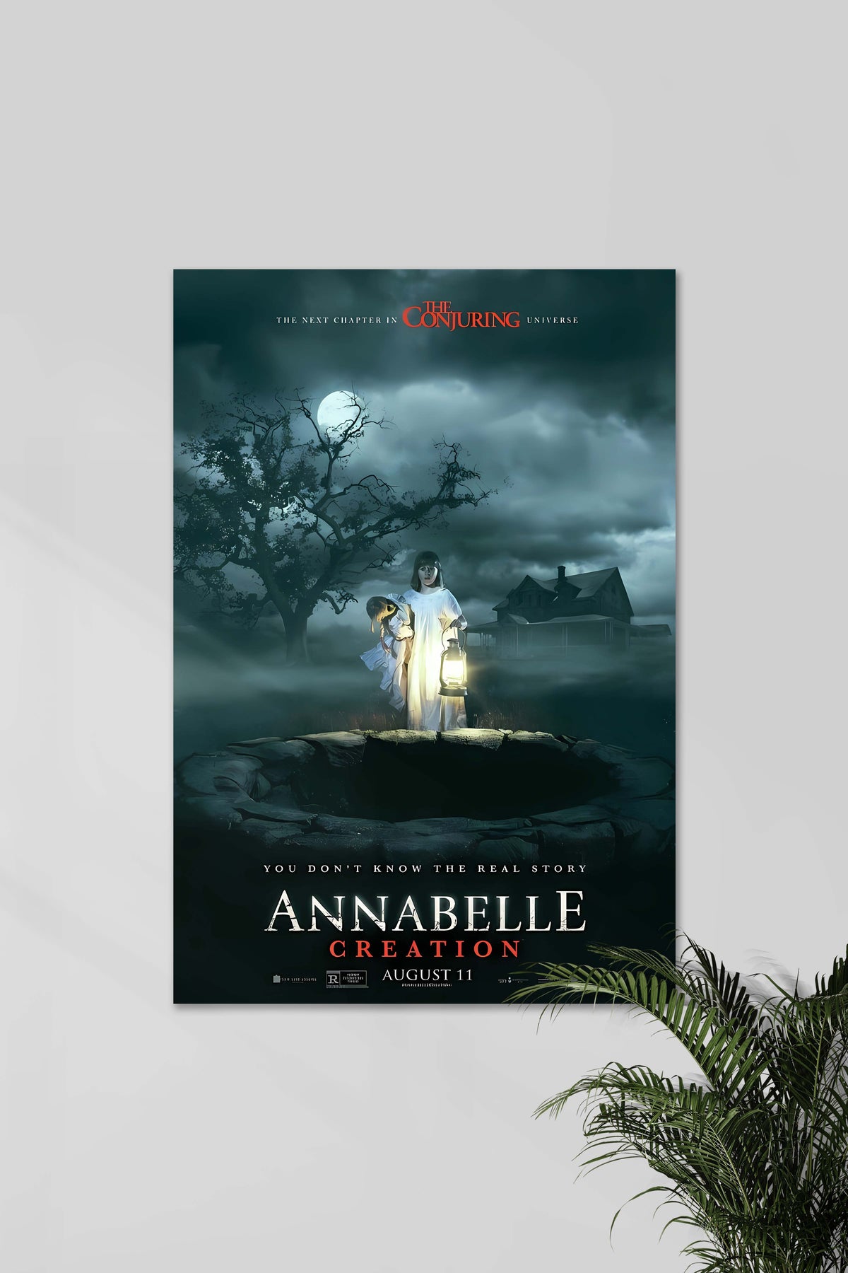 You Don't Know the Real Story | Annabelle Creation | Horror Movie Poster - A4