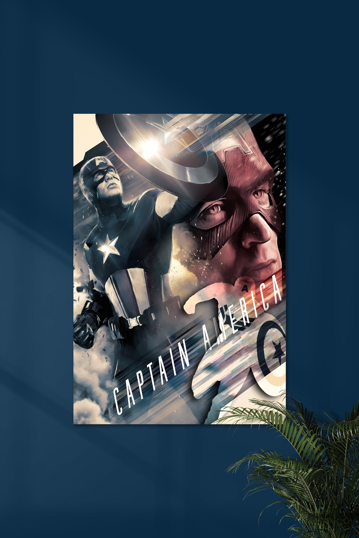 Legacy of Captain America  | Chris Evans | MCU | Movie Poster - A4
