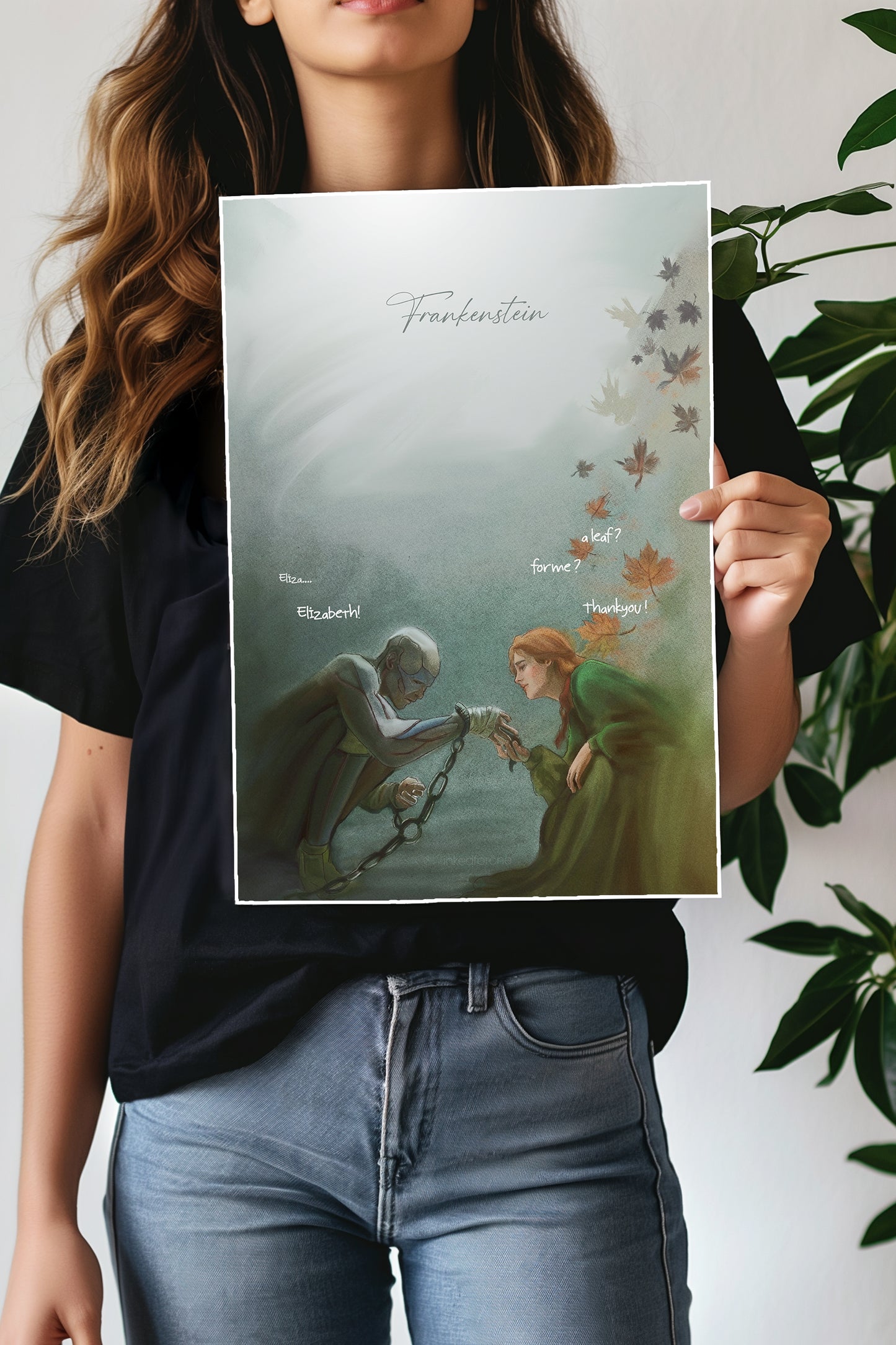 A leaf | Frankenstein Art Poster | Movie Poster