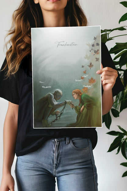 A leaf | Frankenstein Art Poster | Movie Poster