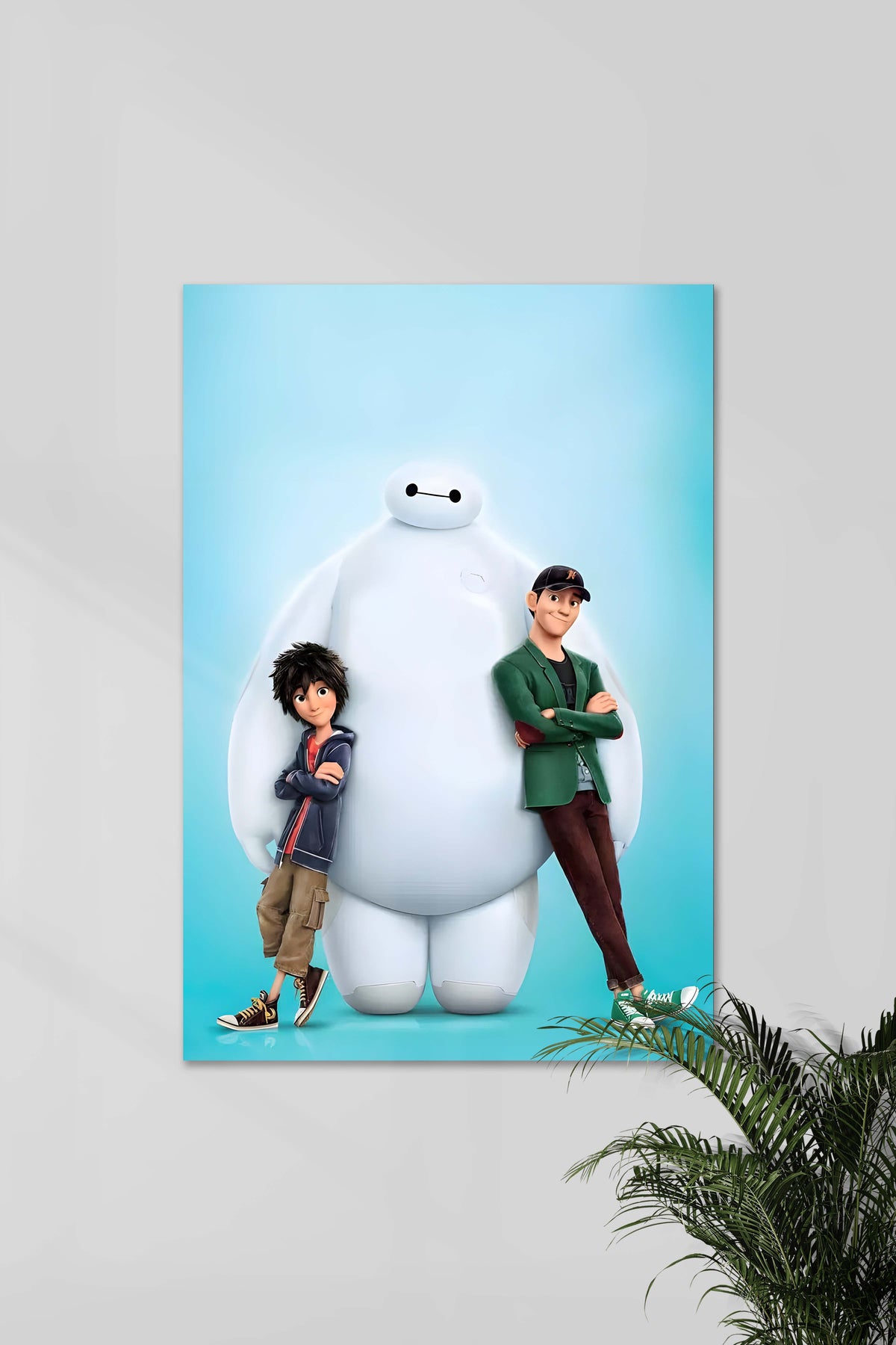 THE TRIO | BIG HERO 6 | Disney Movie Poster - A4