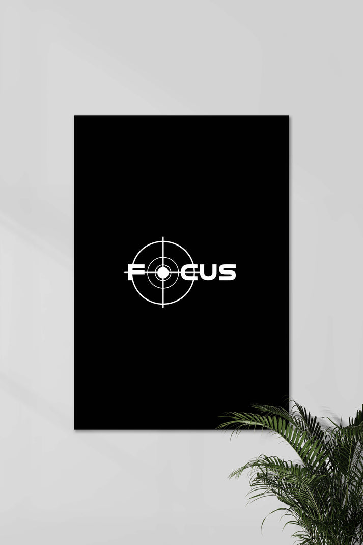 FOCUS #02 | GYM | Motivational Poster – Posterized