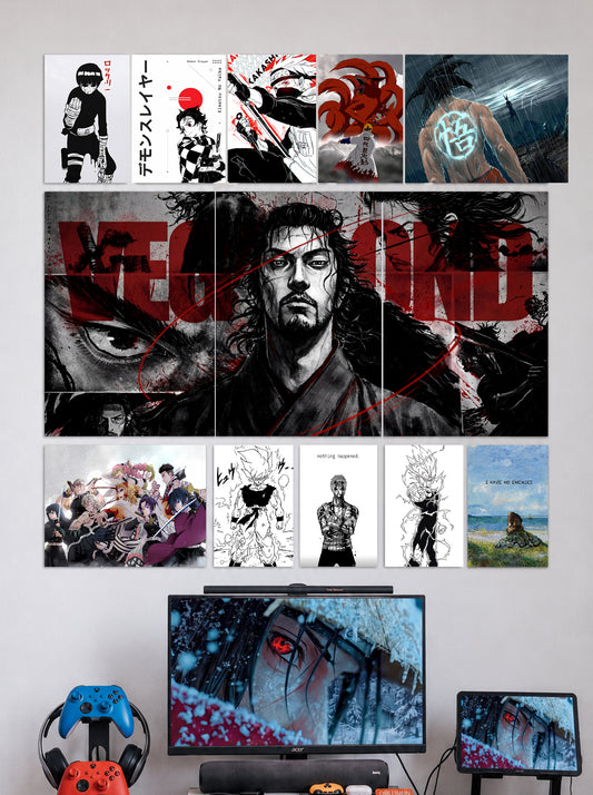 Legendary Warriors Wall Setup Combo | A3 | A4 | A5 Combo Pack Pieces