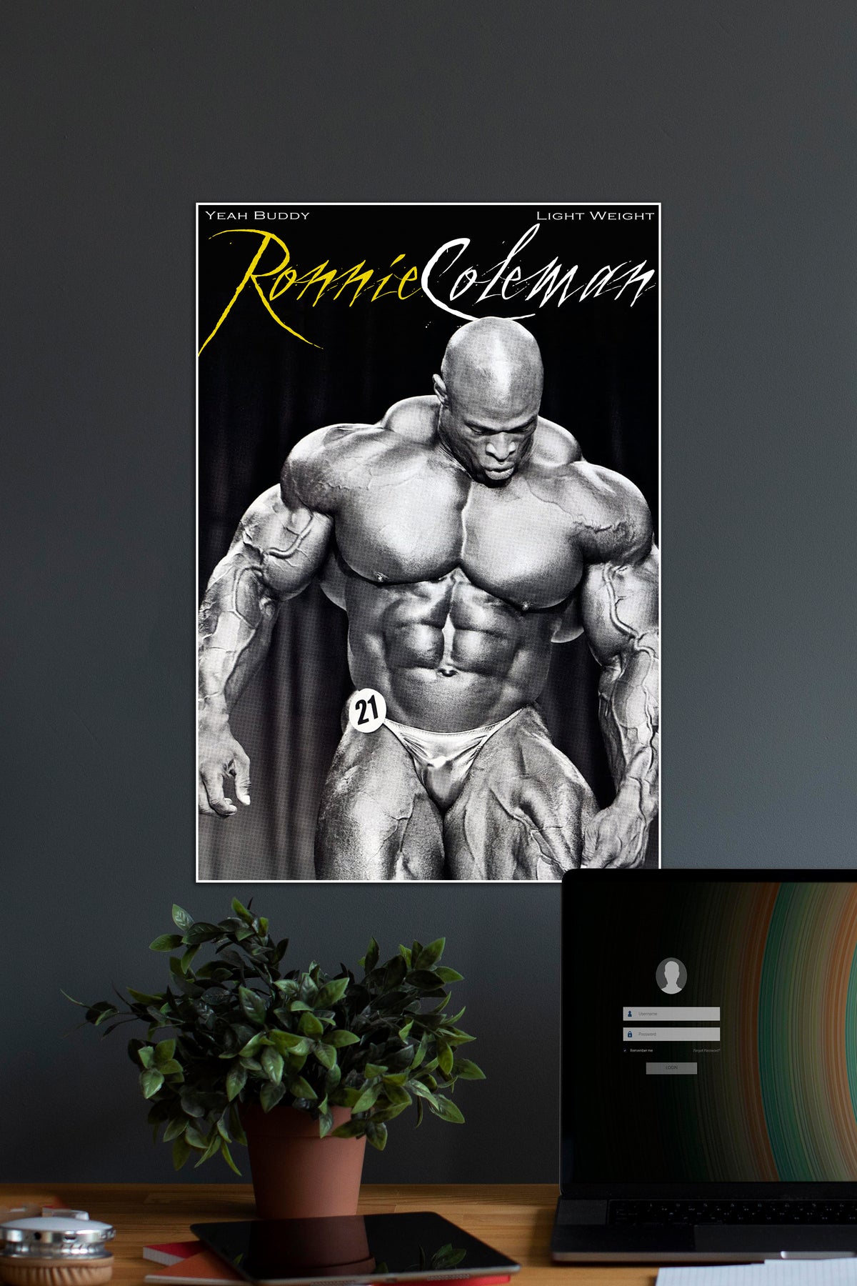 Ronnie Coleman | Gym | Motivational Poster - A4
