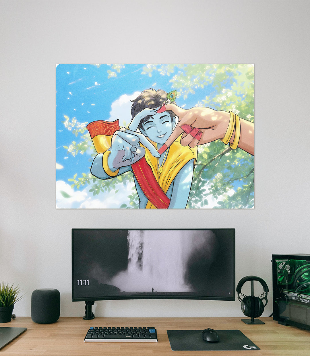 Krishna | Divine Love | 2 Piece Set - A4