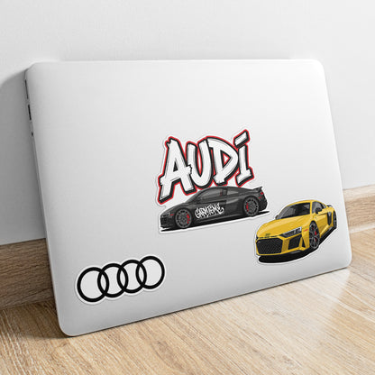 Audi Car Stickers #01 | Stickerized | 5 Stickers