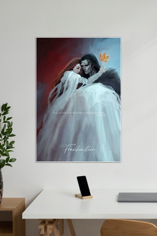 The Lifespan of Love | Frankenstein Art Poster | Movie Poster