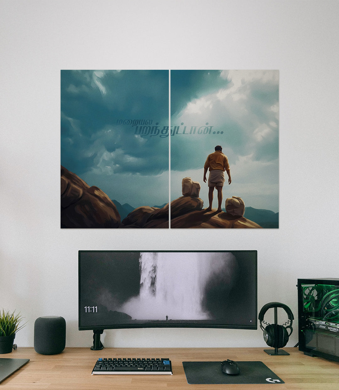 Kadaisi Vivasayi | Movie Poster | 2 Piece Set