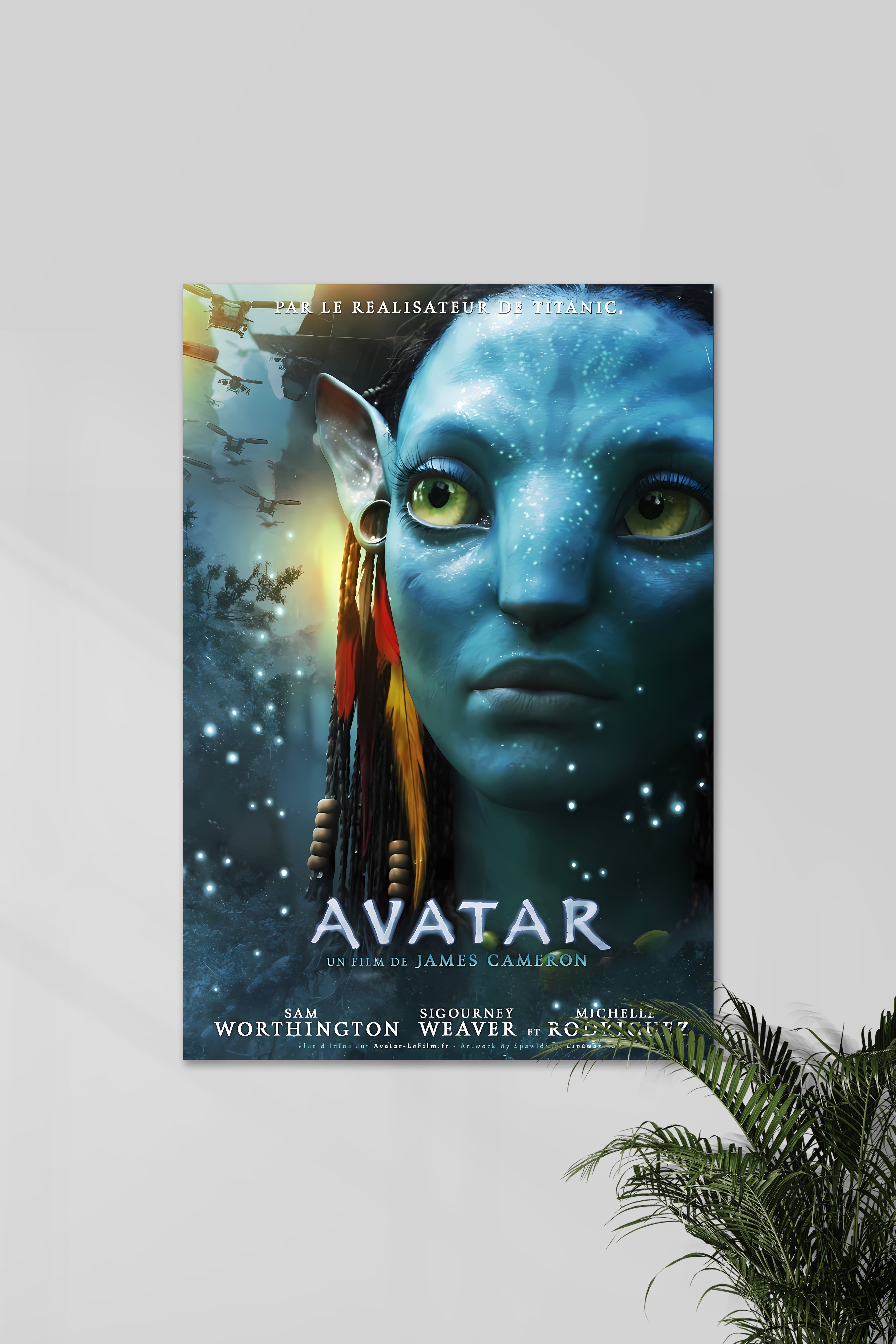Avatar 03 James Cameron Movie Poster Posterized in avatar-03-james-cameron-movie-poster-posterized-in
