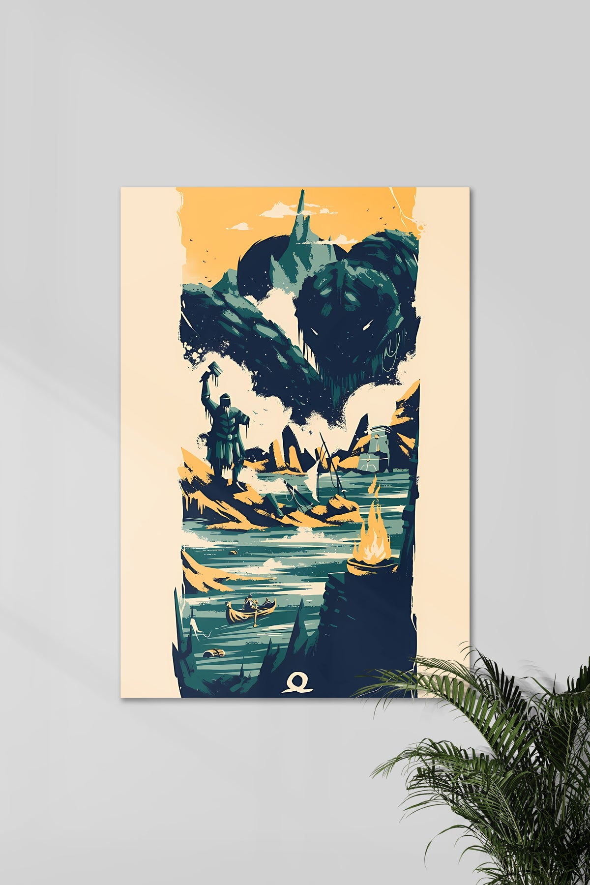 GOD OF WAR RAGNAROK | VECTOR ART | GAME POSTERS - A4