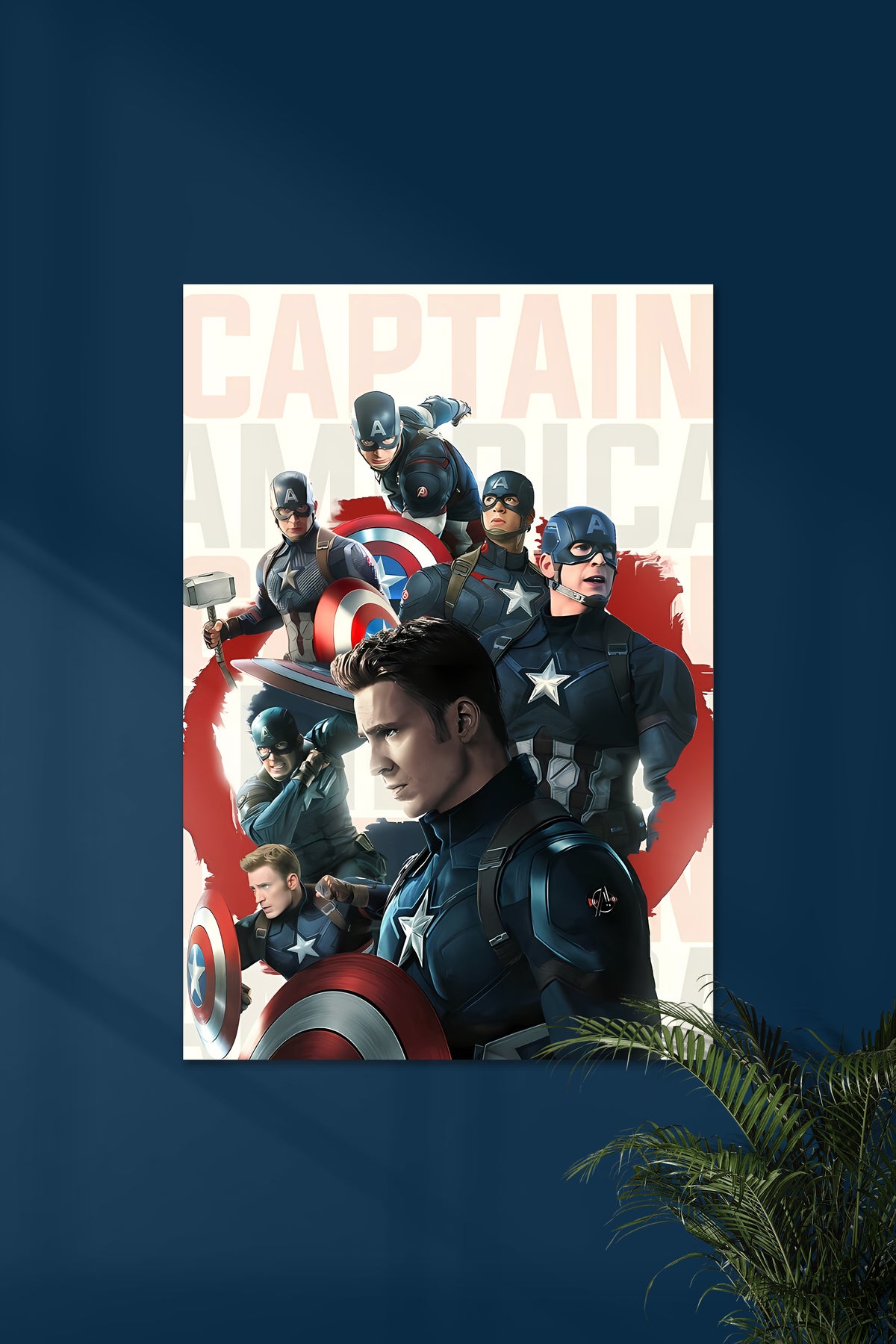 Steve Rogers | Chris Evans | MCU | Movie Poster - A4