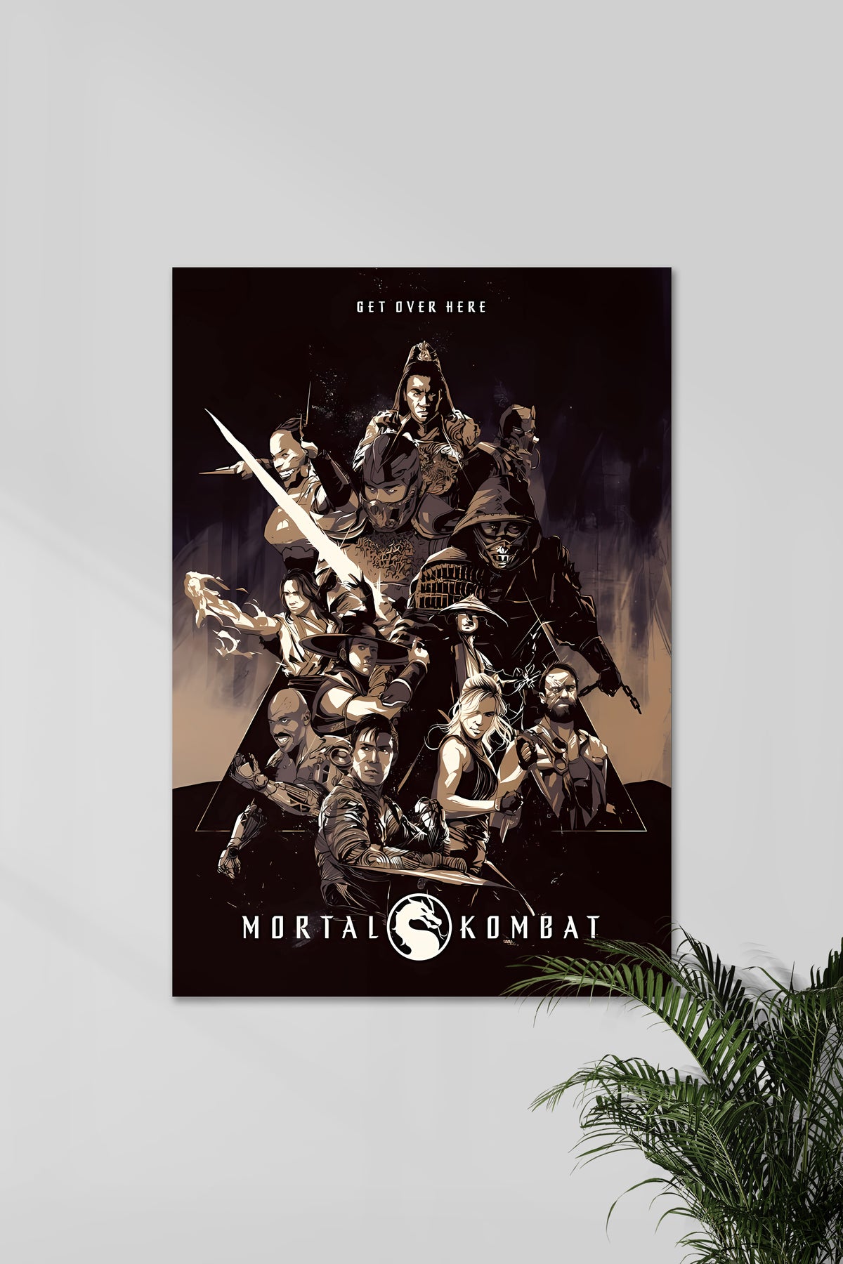 GET OVER HERE | MORTAL KOMBAT | GAME POSTERS - A4