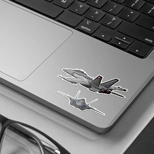 Fighter Jet #01 | Stickerized | 5 Stickers