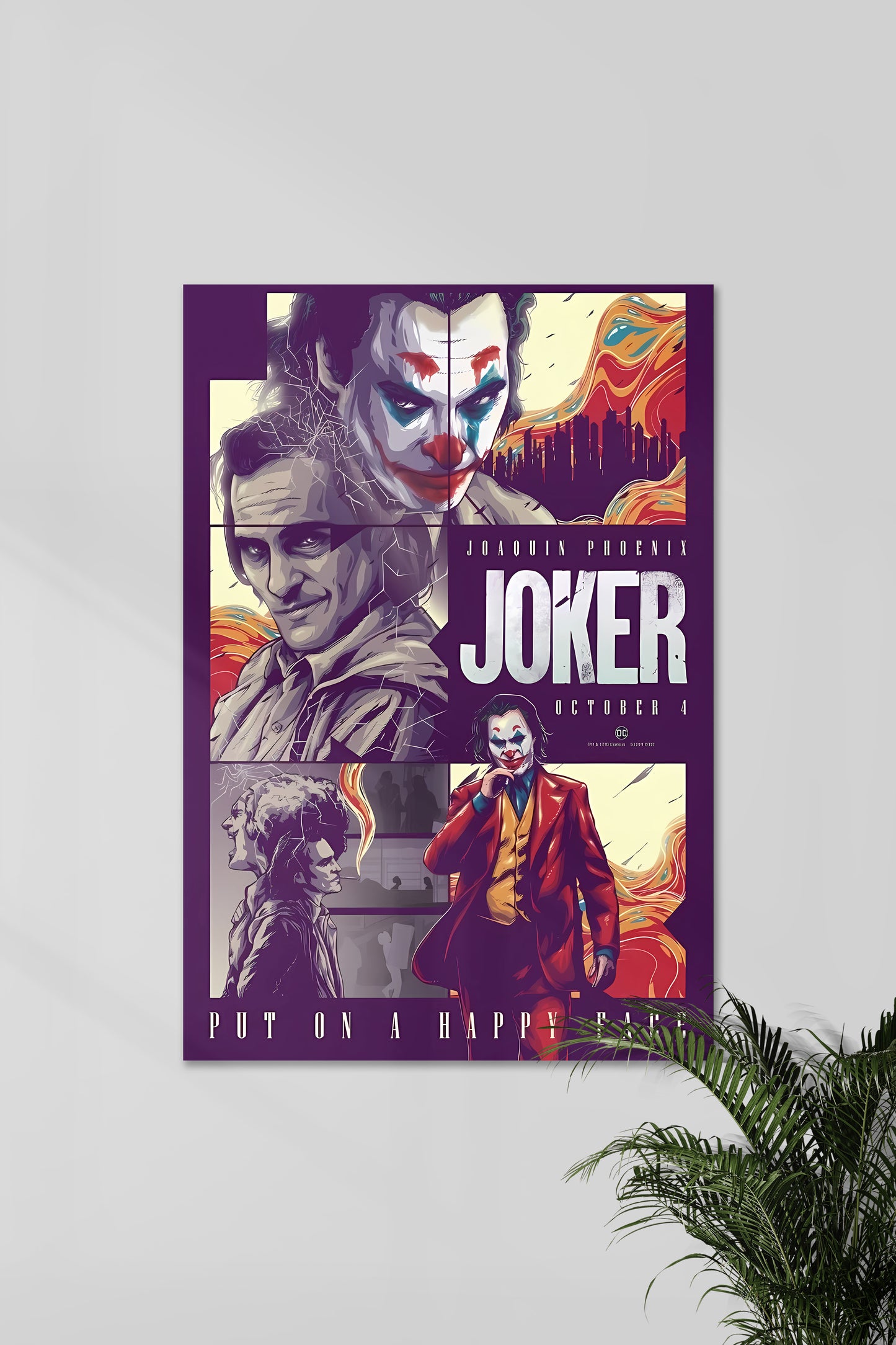 Joker | Put On A Happy Face #01 | MOVIE POSTERS – Posterized