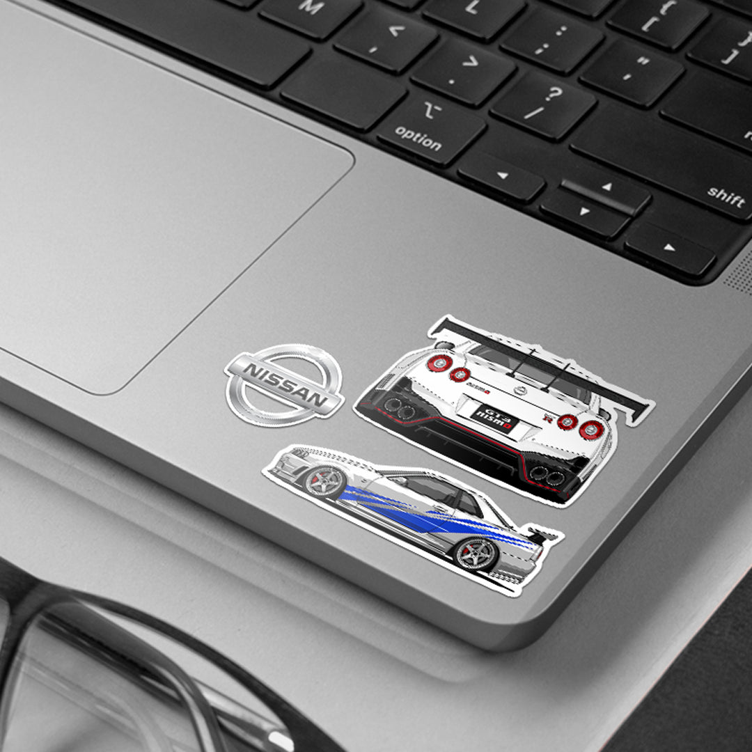 Nissan Car Stickers #01 | Stickerized | 5 Stickers