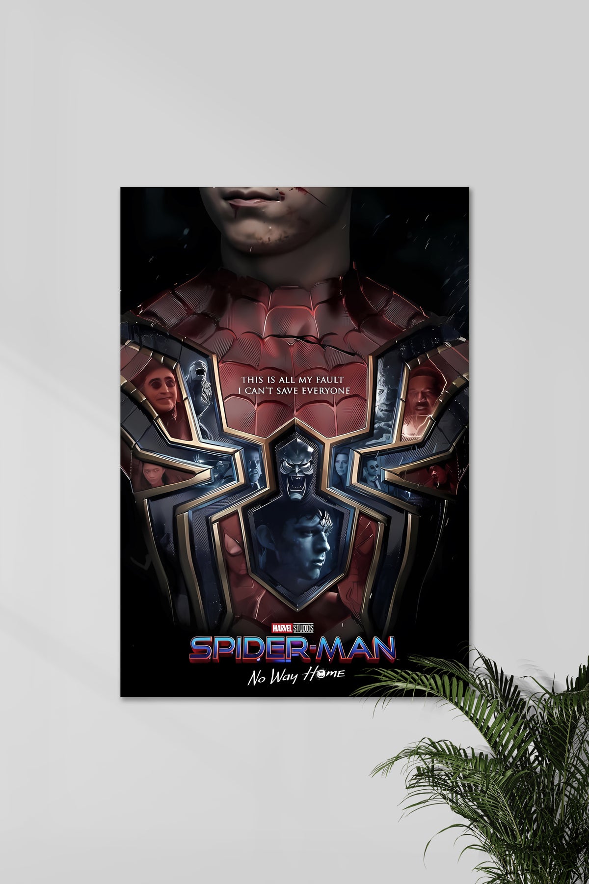 This is all my fault PP | Spider Man NWH | MCU | Movie Poster - A4