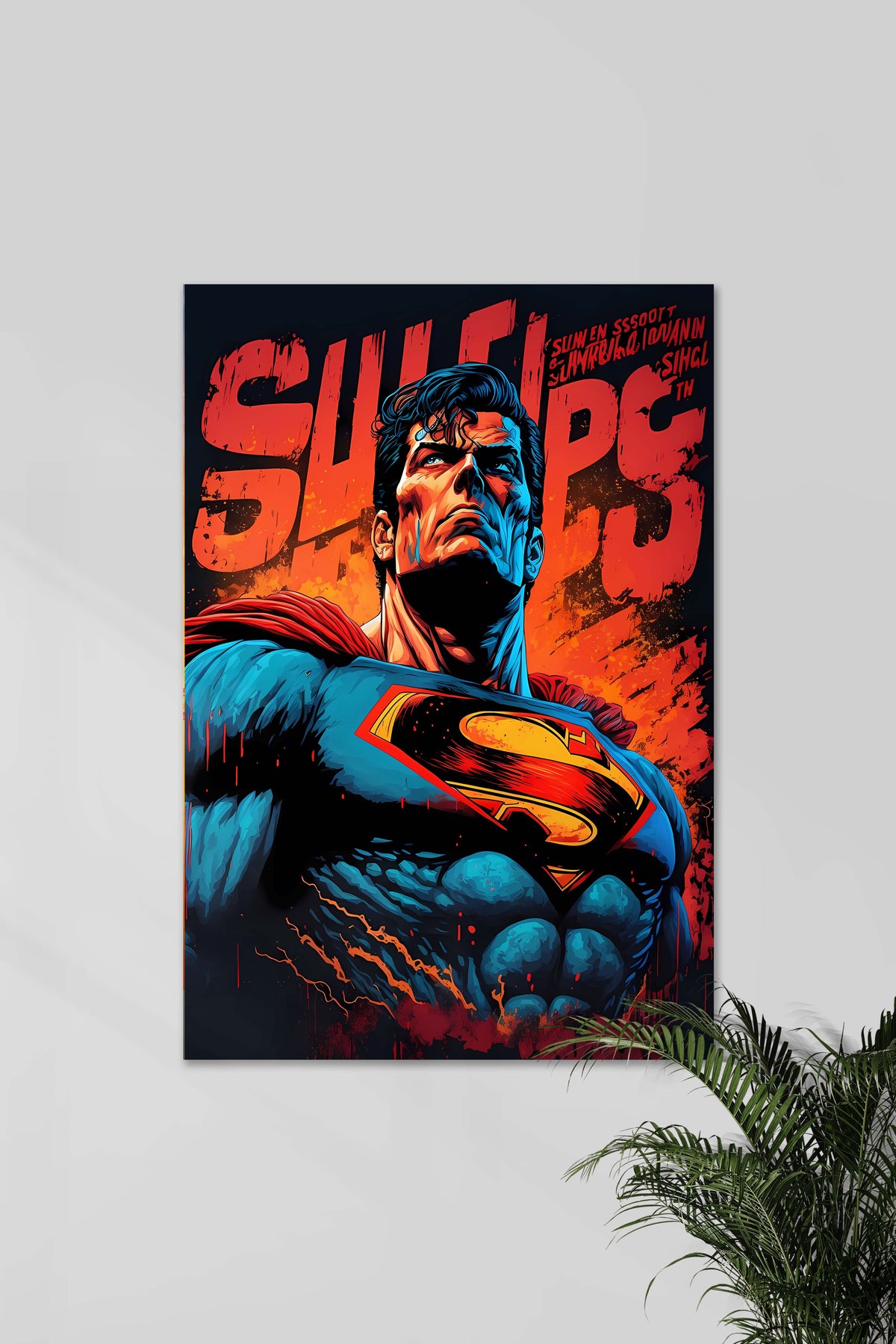 SUPERMAN  COMIC #01 | SUPERMAN  | DCU  Poster - A4