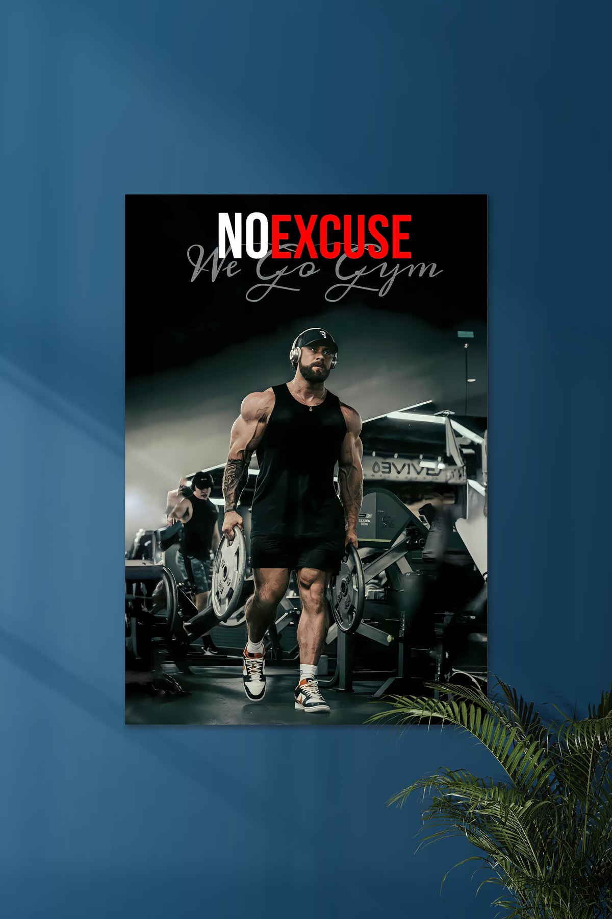 No Excuse | Gym | Motivation Poster - A4