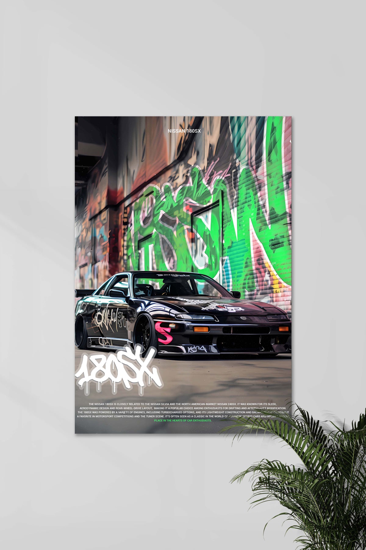 NISSAN 180SX | CONCEPT CARS #04 | CAR POSTERS - A4