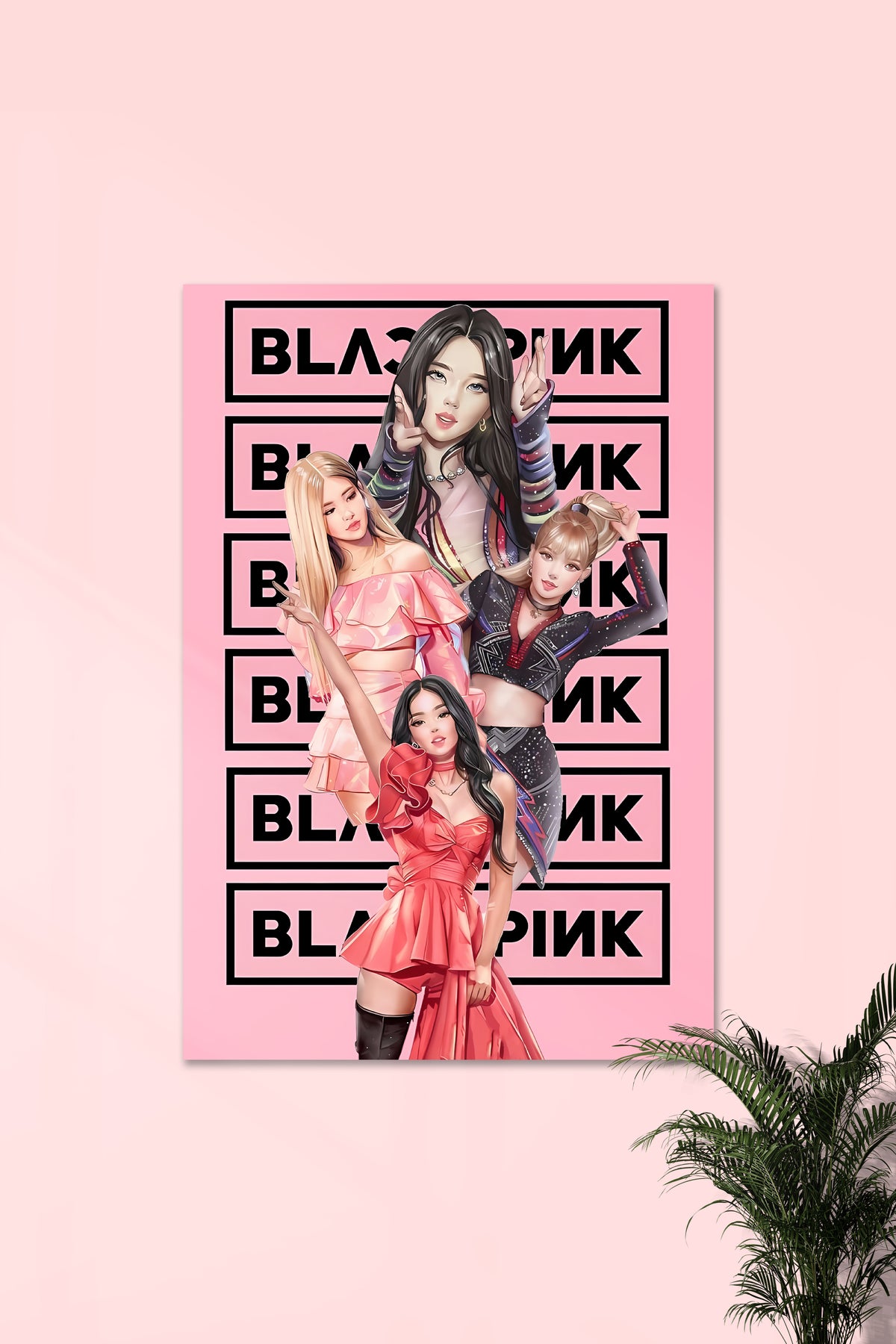 Dynamic Black Pink | Black Pink #00 | K POP Sensation Poster - A4